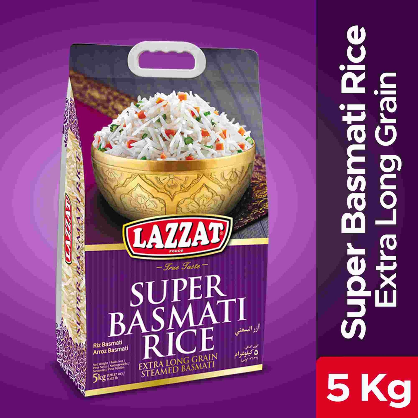 Lazzat Basmati Rice 5Kg