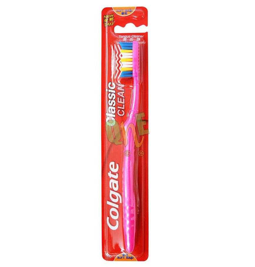 Colgate Classic Clean Tooth Brush Medium 1 pcs