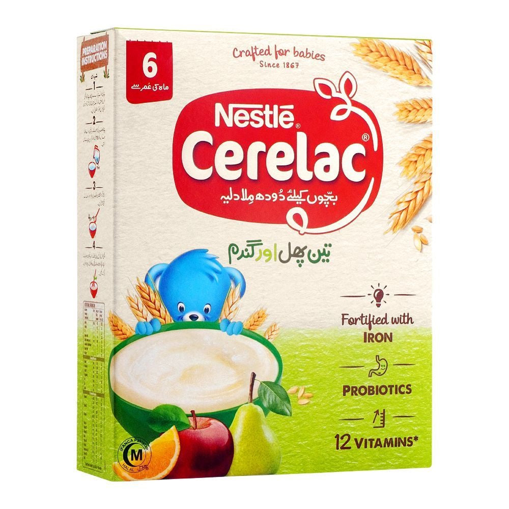 Nestle Cerelac - 3 Fruits 175 gm