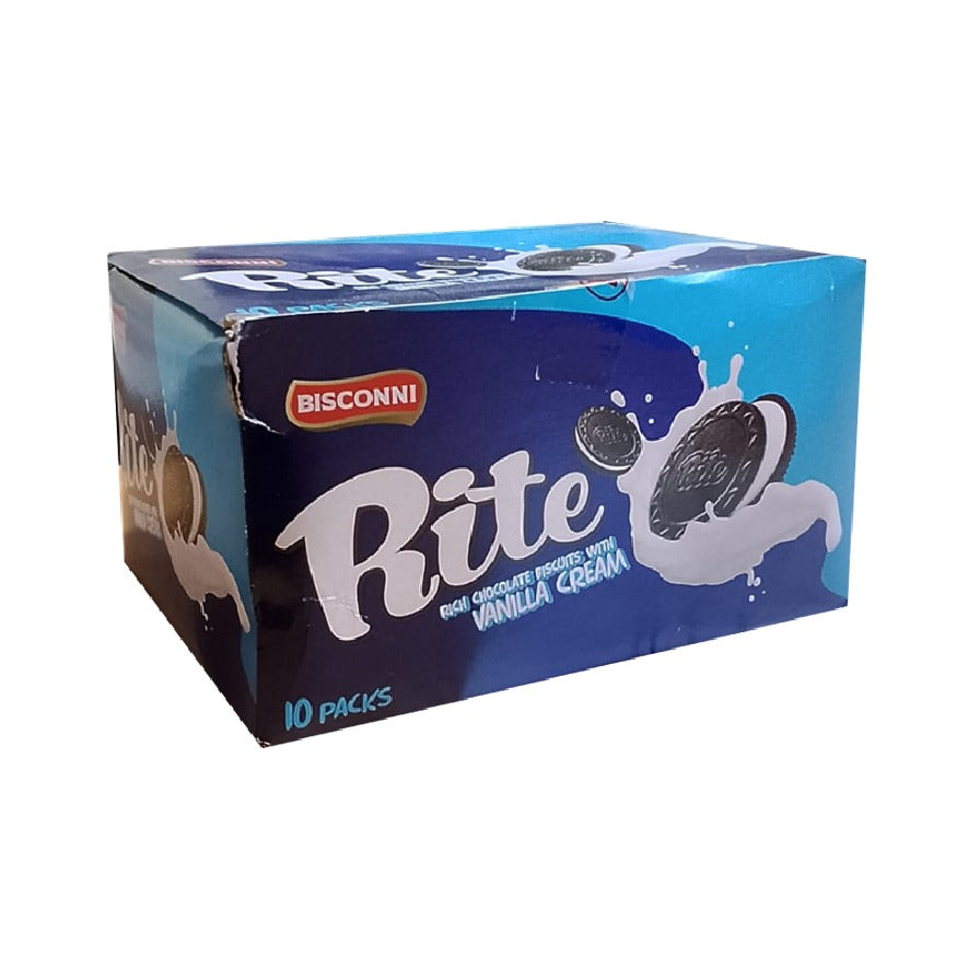 Bisconni Rite Chocolate with Vanila Half Roll 15-Packs