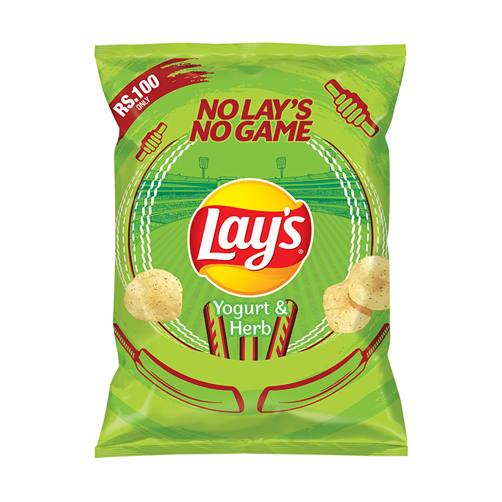 Lays Yogurt & Herb Chips Rs 100