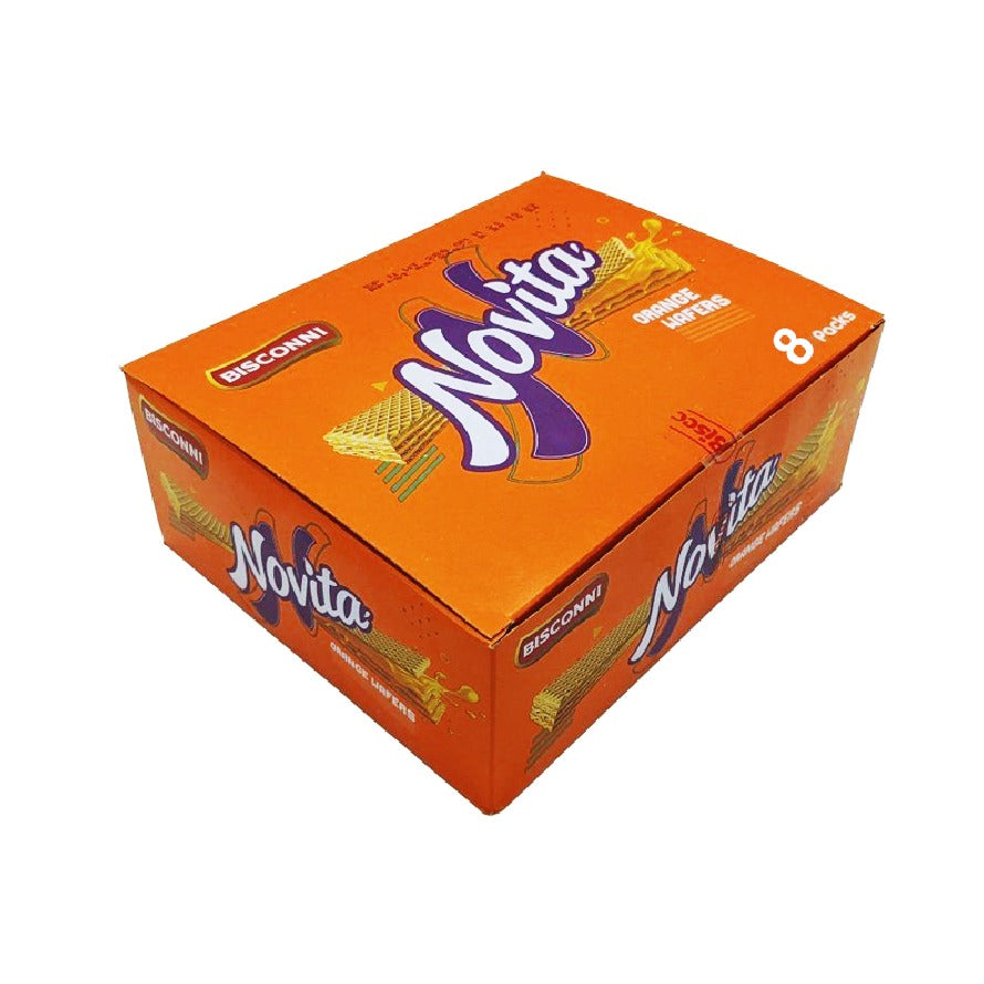 BISCONNI NOVITA WAFERS ORANGE 8S BOX