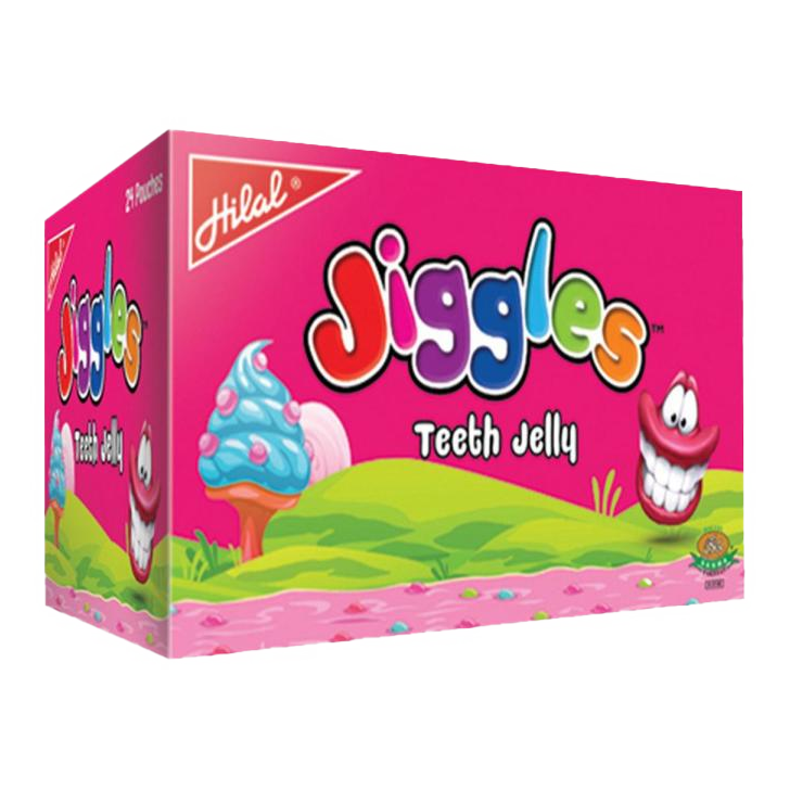 Hilal Jiggles Teeth Jelly (Box) 24Pcs