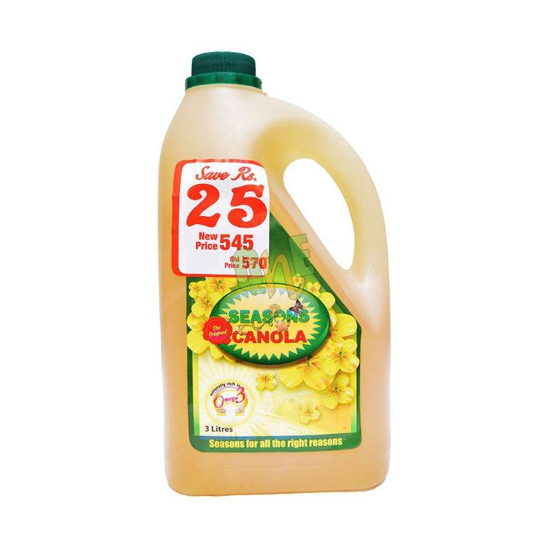 Season Canola Oil 3 Litres