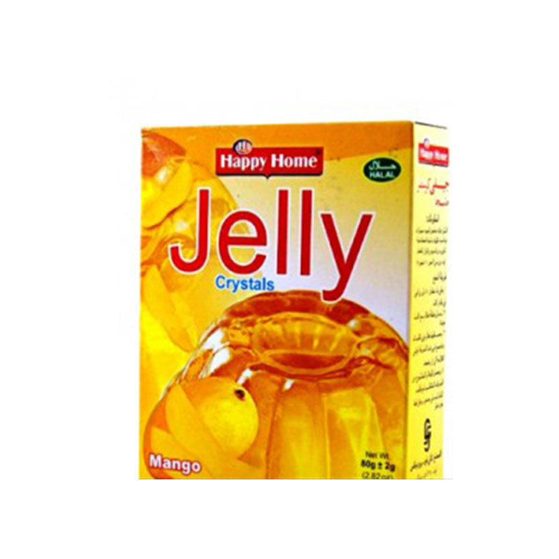 Happy Home Jelly Cryetals Mango 80 gm