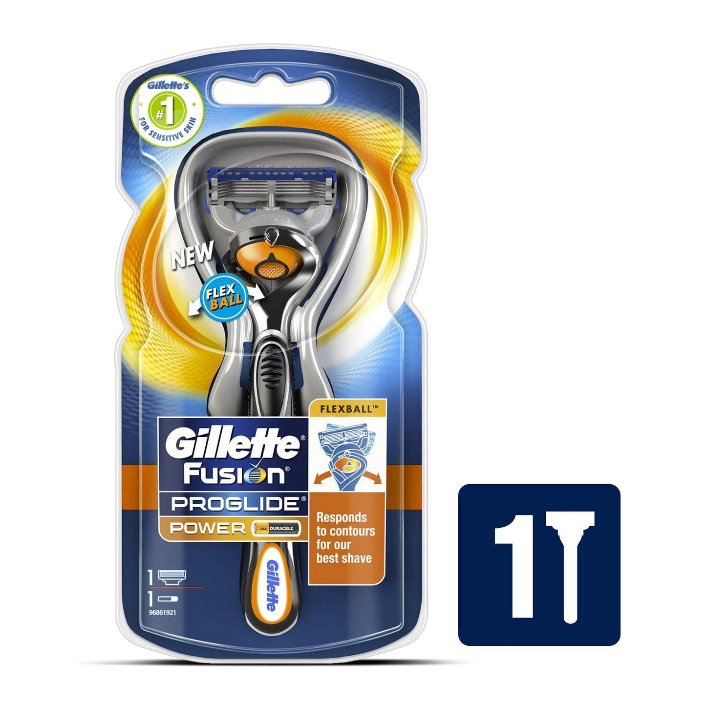 Gillette Fusion Proglide Razor 1s Pack