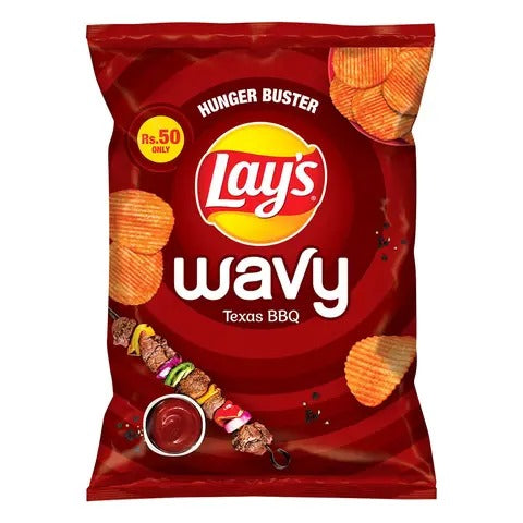 Lays Wavy BBQ Rs 50