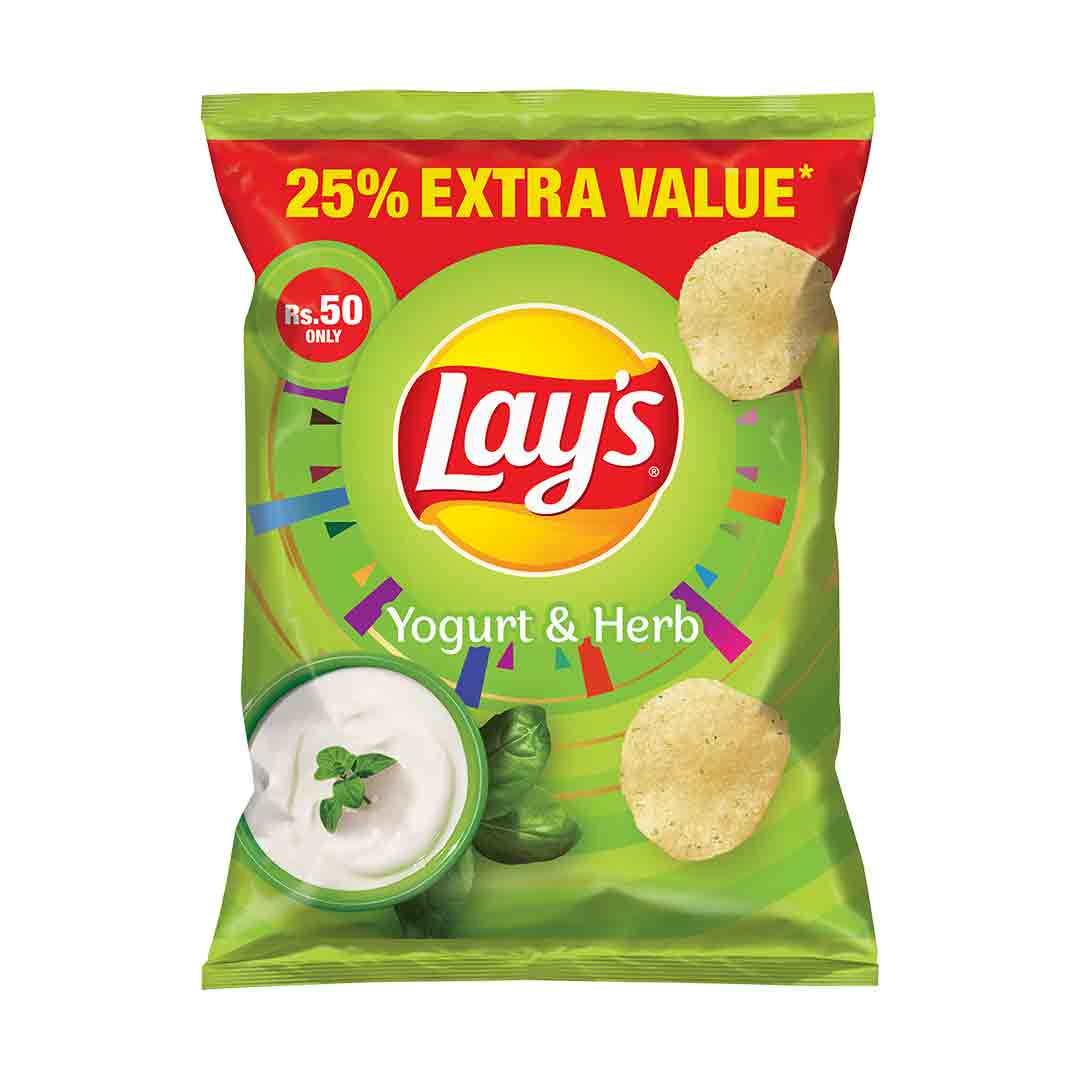 Lays Yogurt & Herb Chips Rs 50