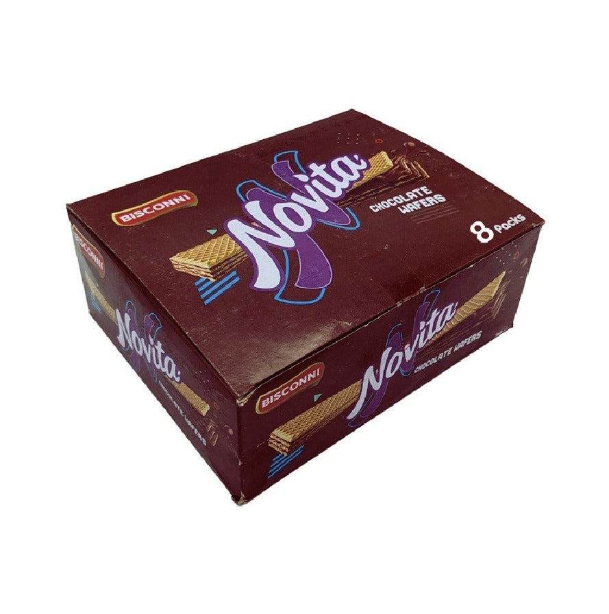 Bisconni Novita Chocolate Wafers 8pcs Box