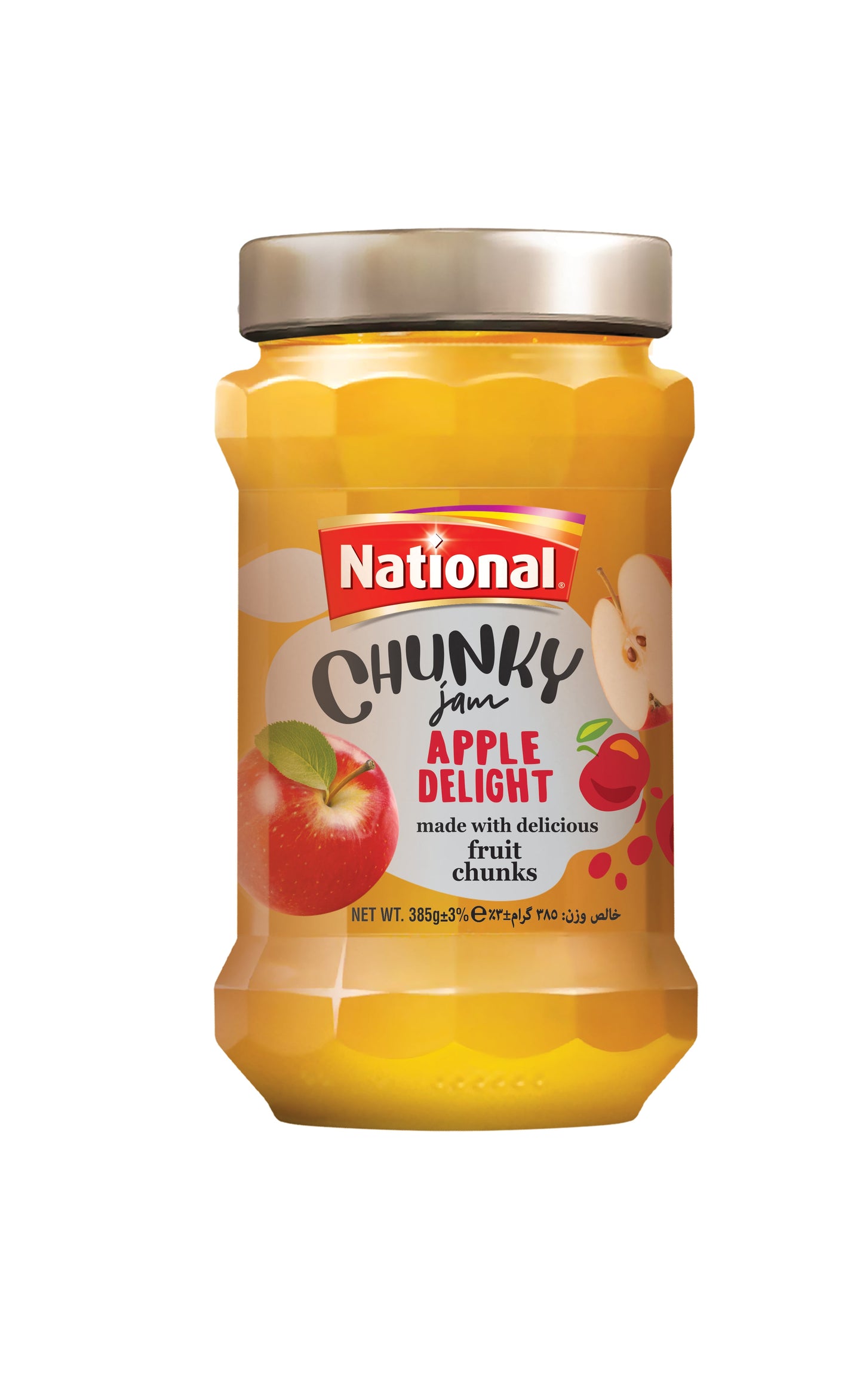National Apple Delight Chunky Jam 385gm