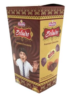 Giggly Eclairs Caramel & Chocolate Toffee Box (60 pcs)
