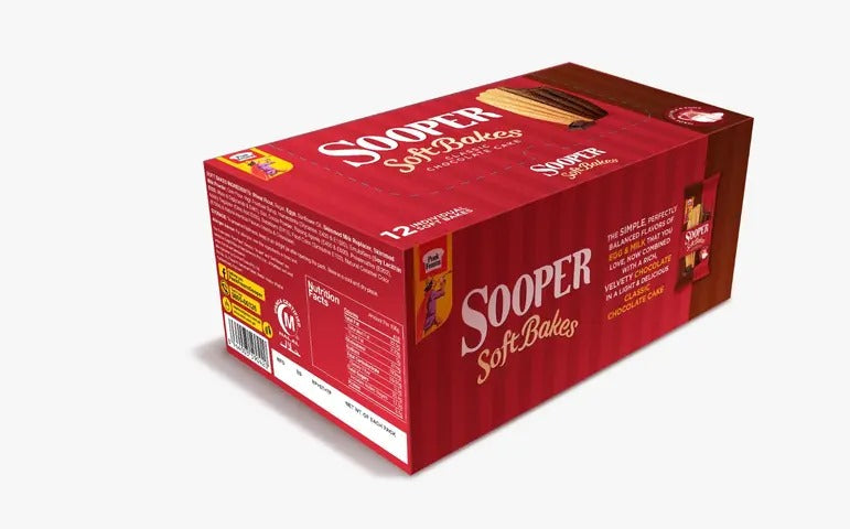 Peek Freans Sooper Soft Bakes Classic Chocolate Cake 12 pcs Pack