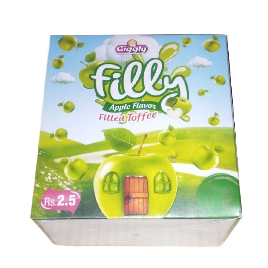 Giggly Filly Apple Flavor Filled Toffee (40pcs)