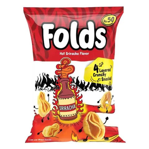 Kolson Folds Hot Sriracha Chips, Rs 50