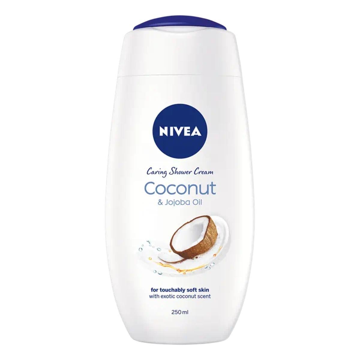 Nivea Coconut & Jojoba Oil Caring Shower Cream, 250ml