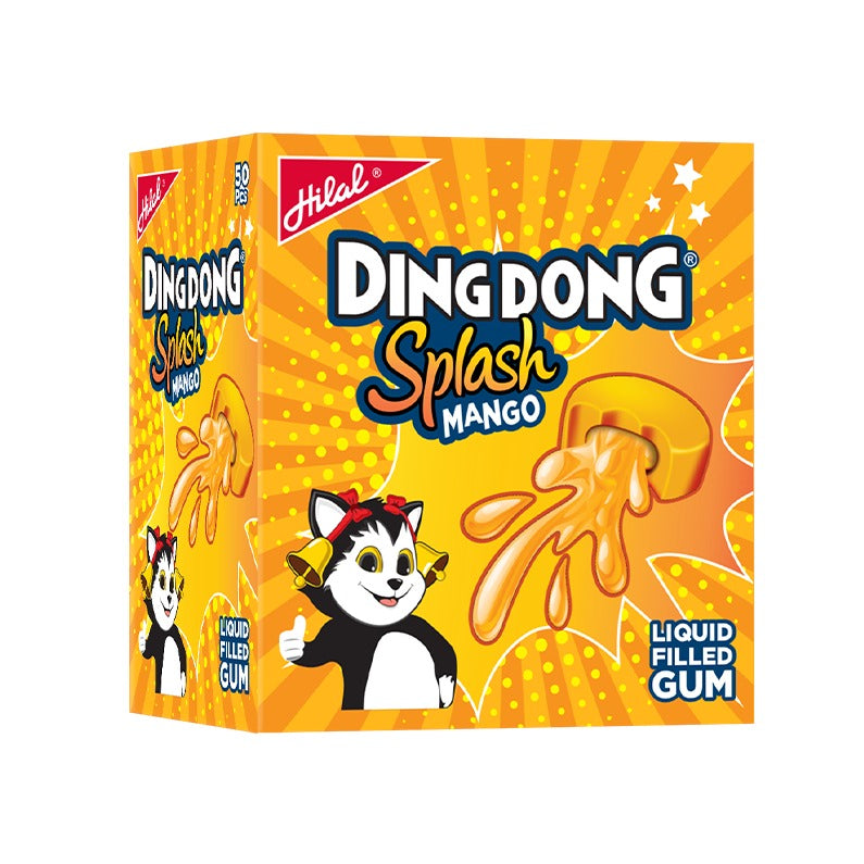 Hilal Ding Dong Splash Mango Bouble 50 Pcs (Box)