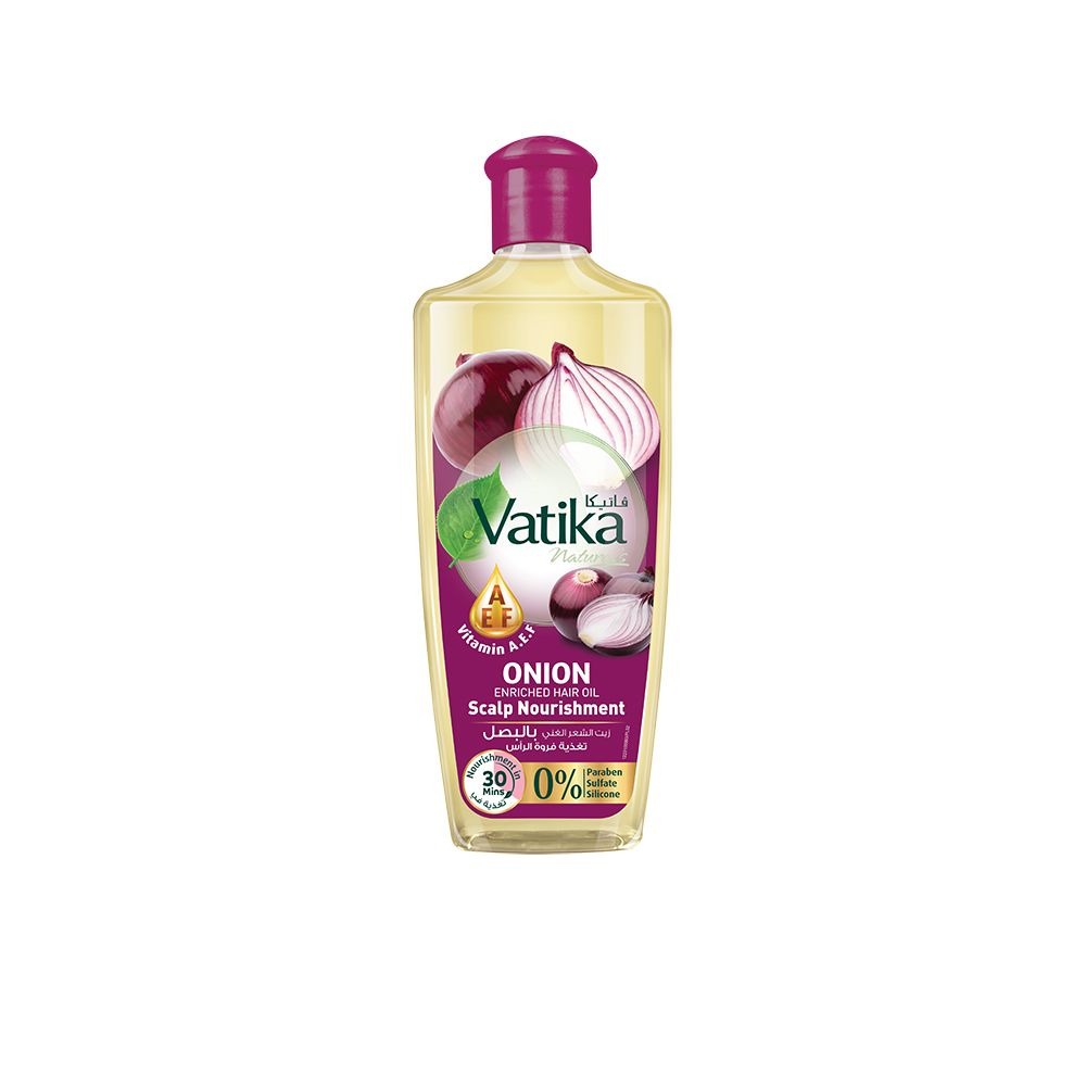 Dabur Vatika Scalp Nourishment Onion Enriched Hair Oil, 100ml