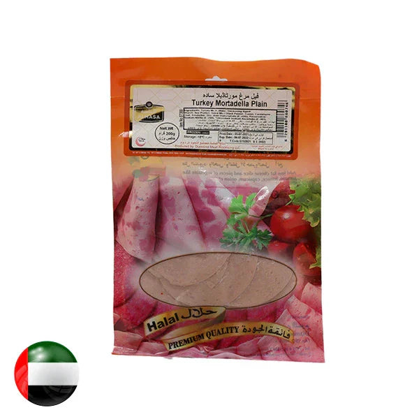 Almasa Turkey Mortadella Plain 1Kg