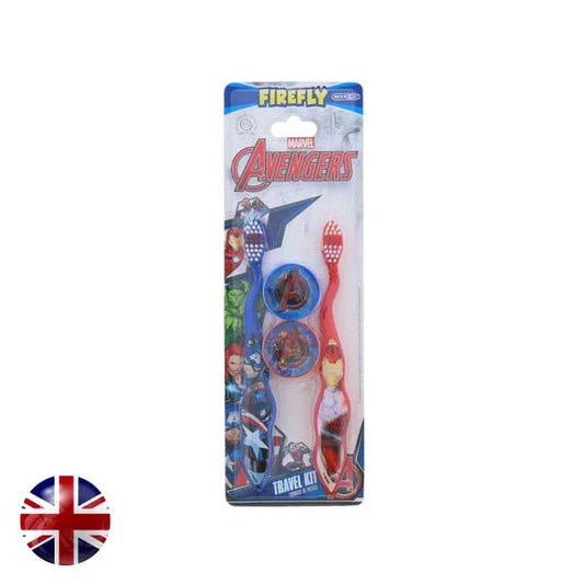 Avengers Toothbrush Twin Travel Caps