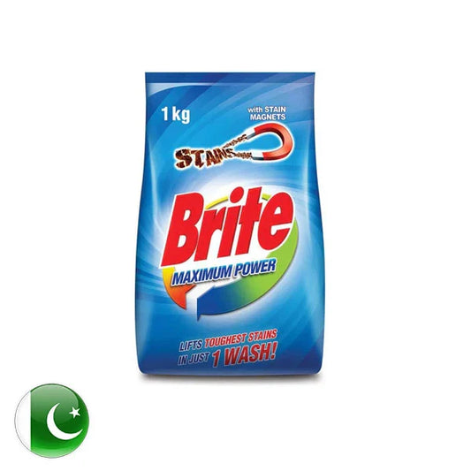 Brite Maximum Power 1kg W/Pon Soap 105gm