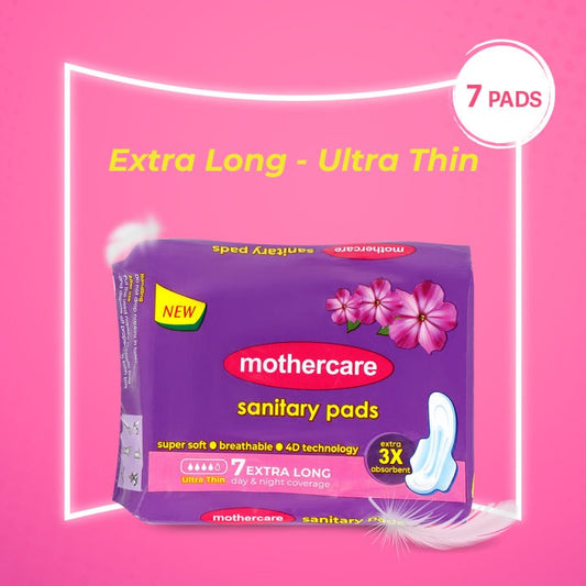 Mothercare - Ultra Thin Extra long Sanitary Pads 7pcs