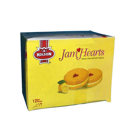 Kolson Jam Heart Cookies Lemon Ticky Pack 24x