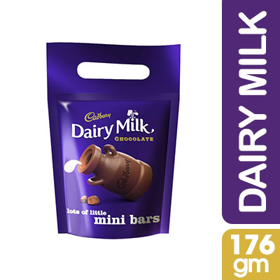 Cadbury Dairy Milk Miniatures Chocolate 176 gm