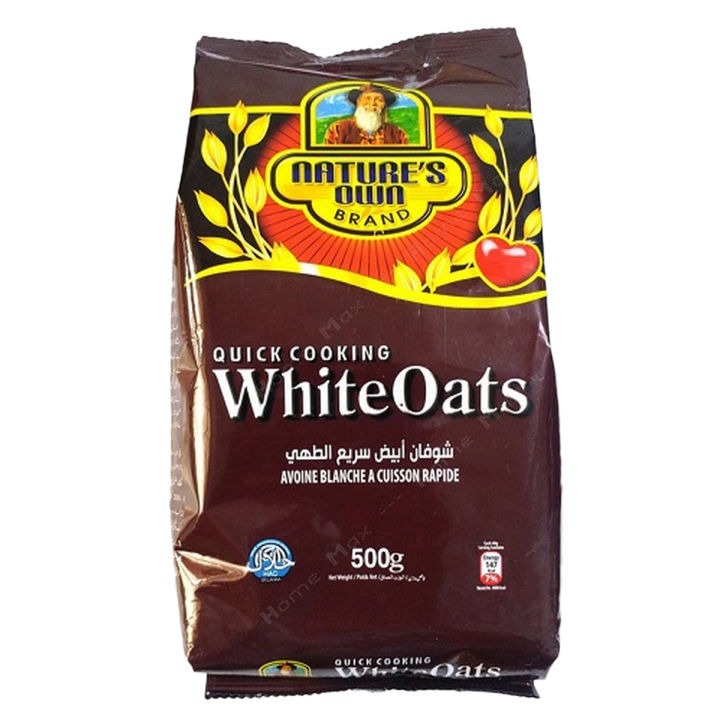 Natures Own White Oats Pouch 500 gm