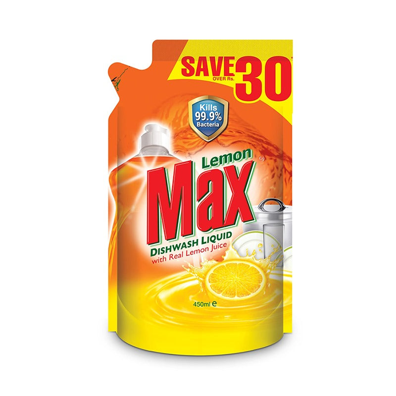 Max Liquid Anti Bacterial Pouch 450 ml