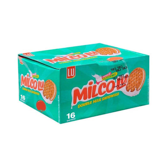 Lu Milcolu Double Milk Sandwich Bar Pack 16pcs