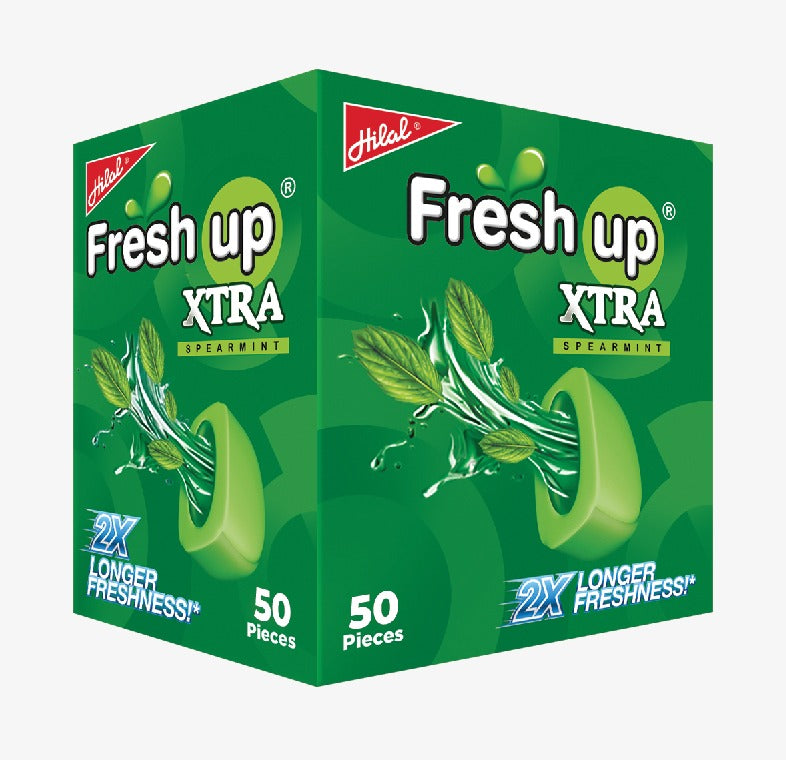Hilal Fresh Up extra Spearmint 50pcs