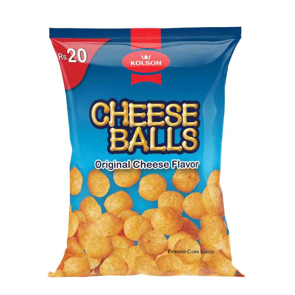 Kolson Cheese Balls Original Cheese Chips - Rs 20