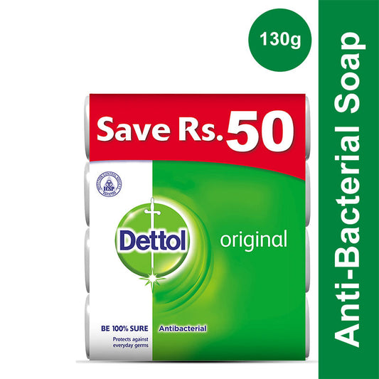 Dettol Original Soap 130g Pack of 4