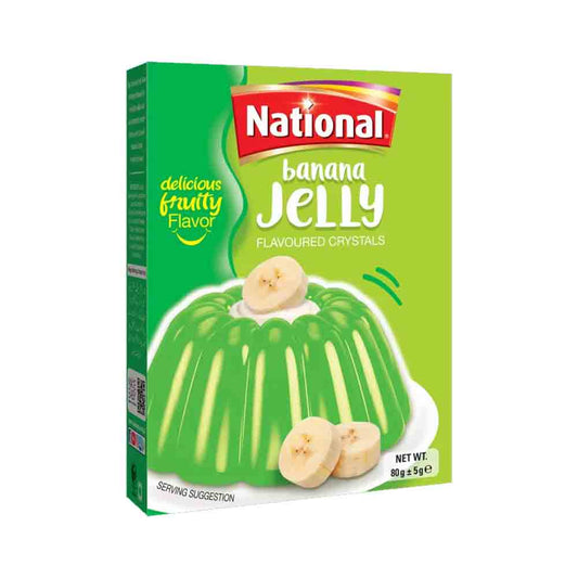 National Banana Crystal Jelly 80gm