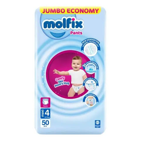 Molfix baby pants 4 maxi 50pcs