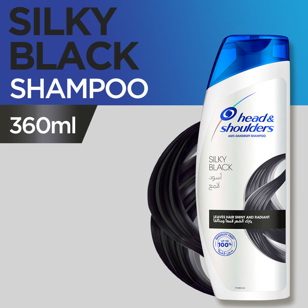 Head & Shoulders Silky Black Shampoo 360ml