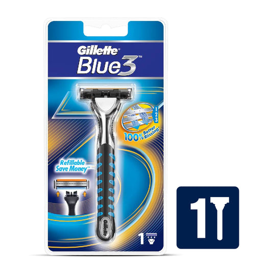 Gillette Blue 3 System Razor (Blue) 1s Pack