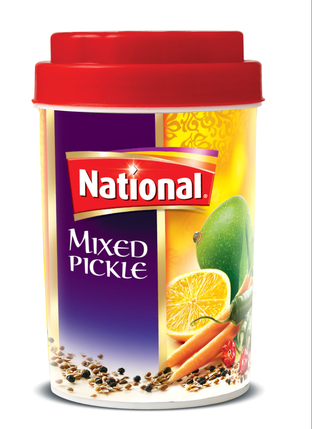 National Mixed pickle 900 gm jar