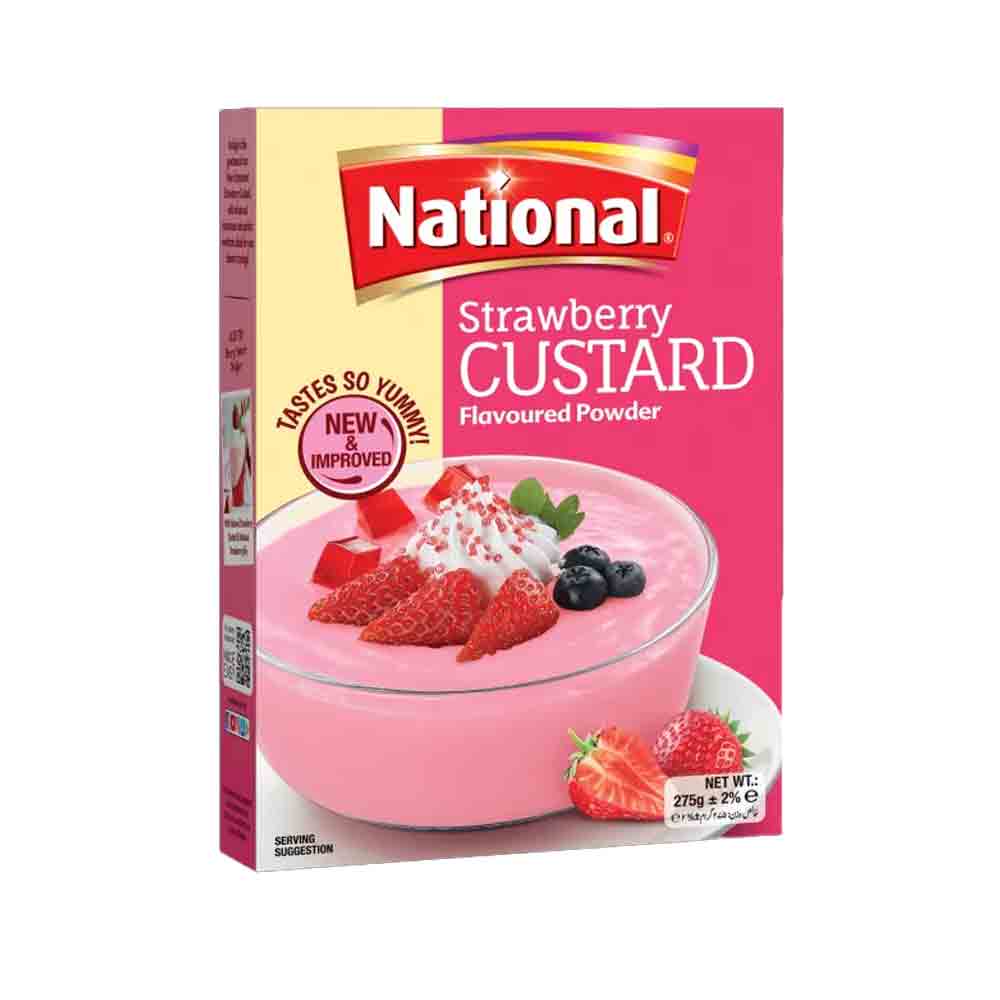 National Custard Strawberry 275g