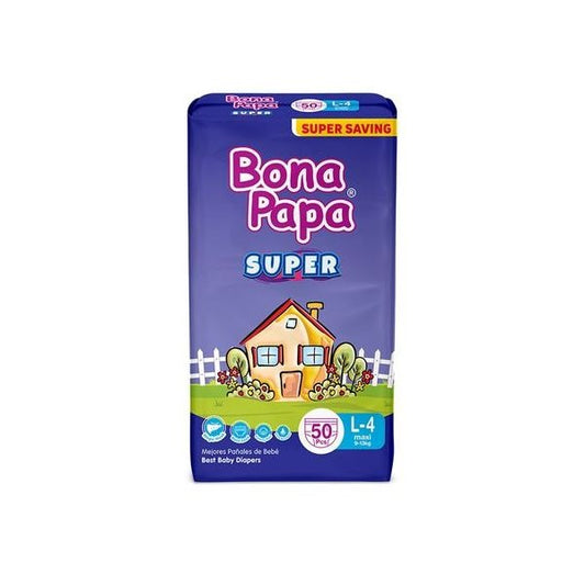Bona Papa Baby Diapers Large 50Pcs
