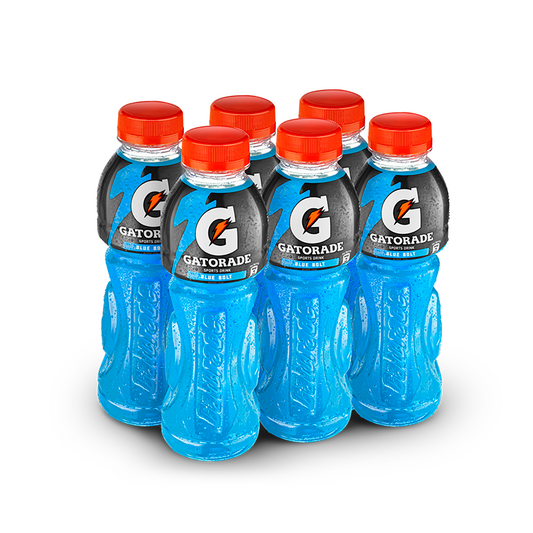 Gatorade Blue Bolt Energy Drink Pet Bottle 500ml 6-Pcs Case