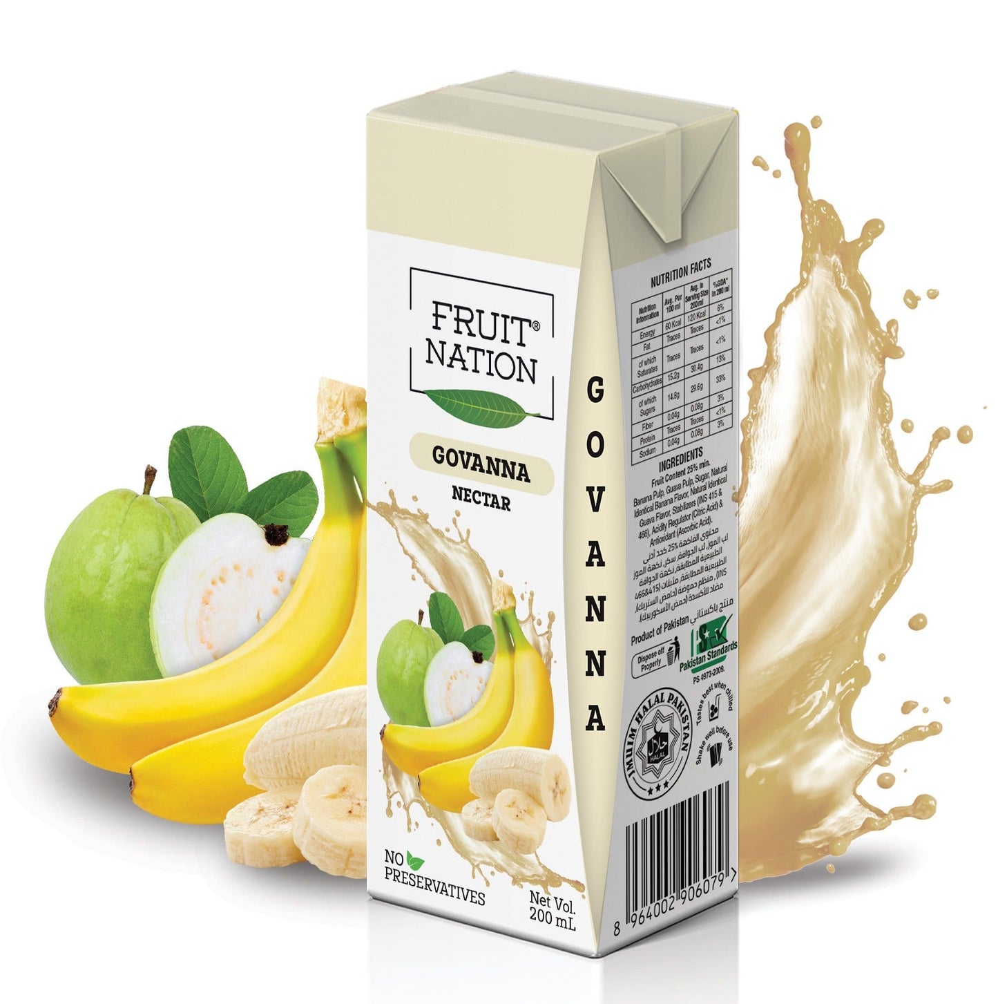 Fruit Nation Govanna Premium Nectar Fruit Drink, 200ml