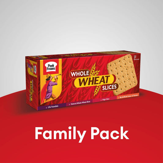 Peek Freans Whole Wheat Slice Biscuit  Standard Pack