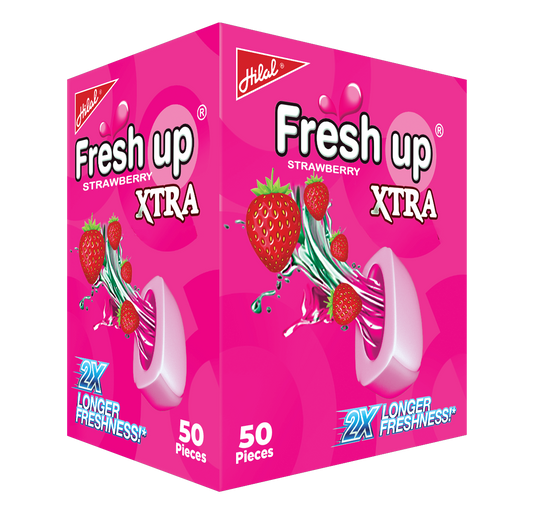 Hilal Fresh Up Strawberry (Box) 50Pcs