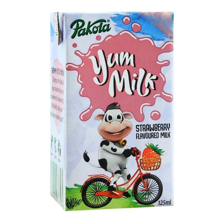 Pakola Yum Milk - Strawberry 125 ml