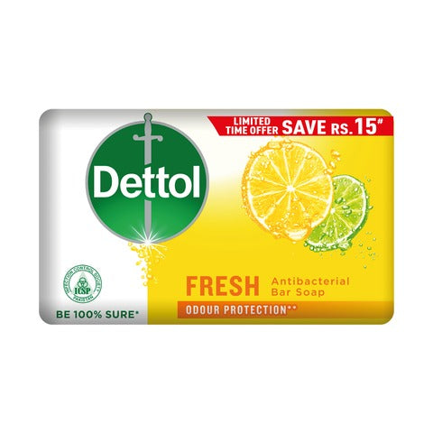 Dettol Fresh Antibacterial Soap 110gm
