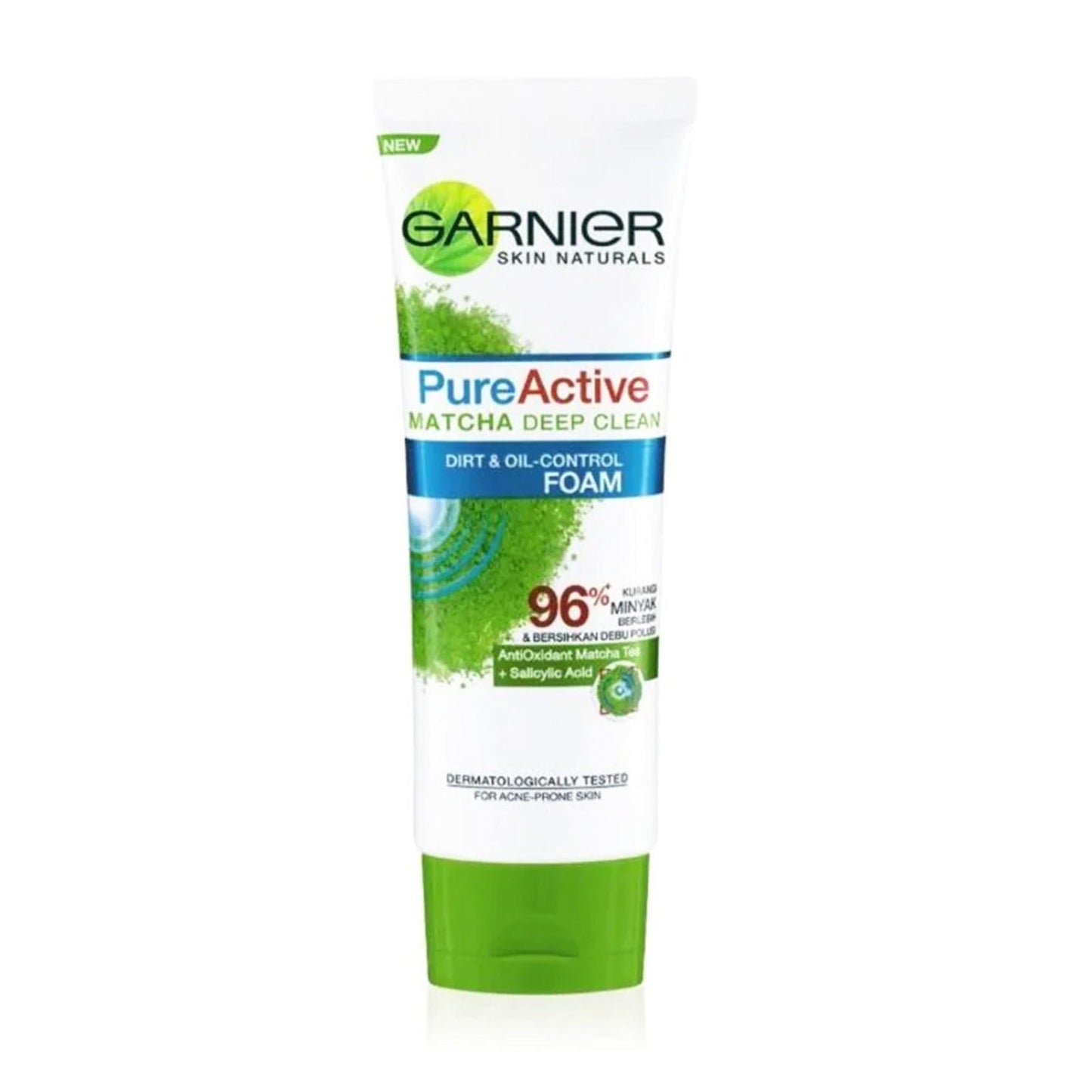 Garnier Pure Active Matcha Deep Clean Face Wash 100ml