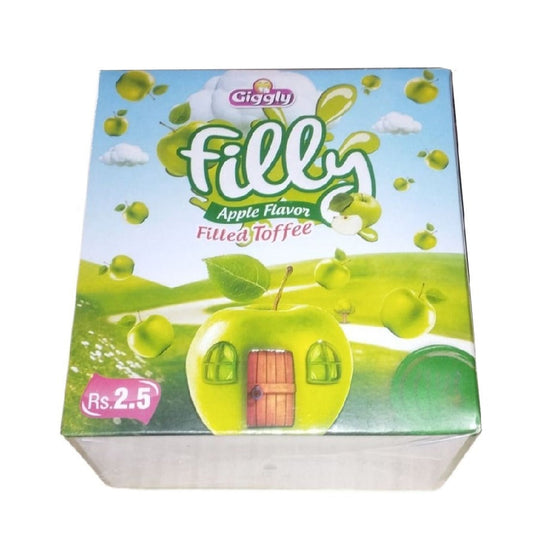 Giggly  Filly Apple Flavor Filled Toffee (40pcs)