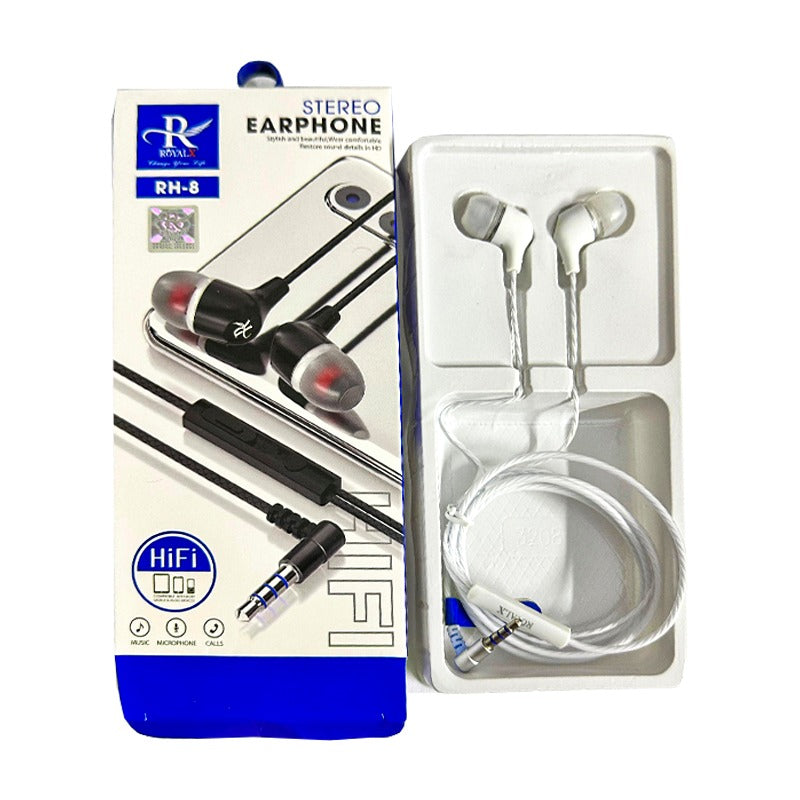 RoyalX RH-8 Stereo Earphone with 3D Sound