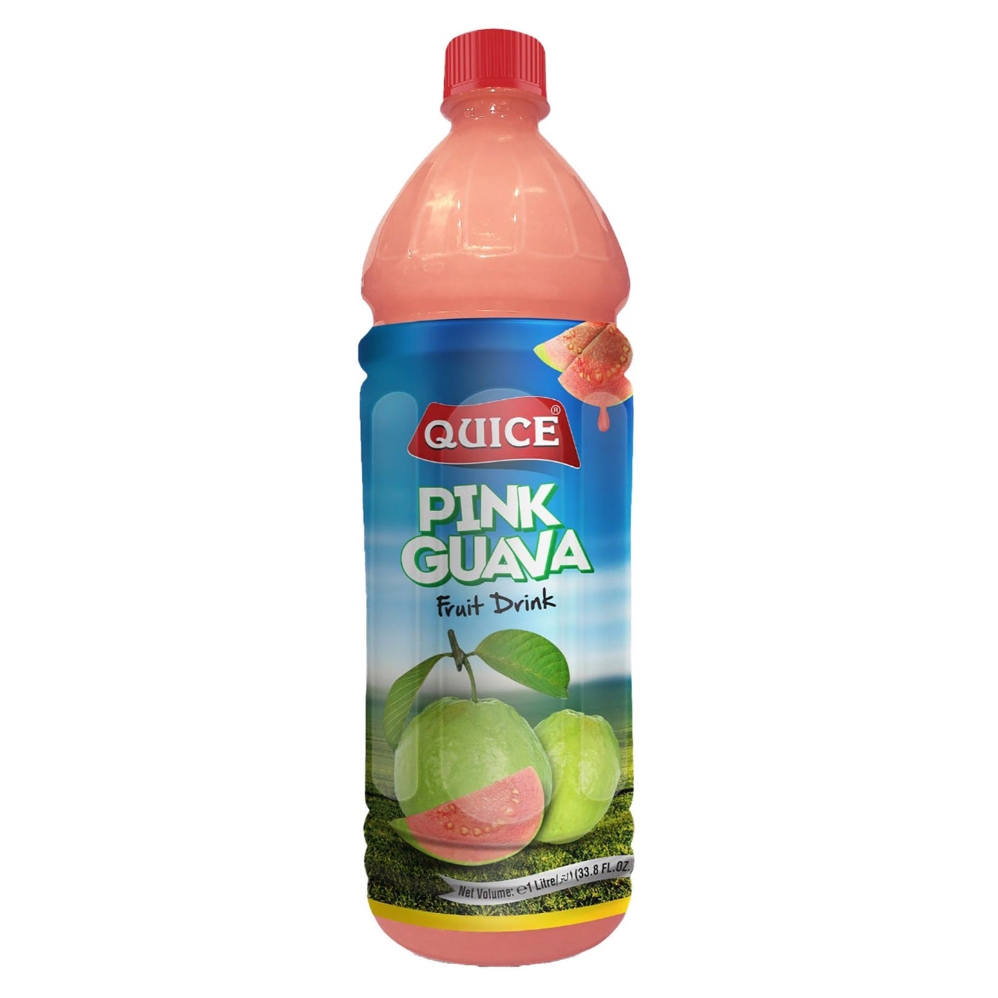 Quice Pink Guava Fruit Drink, 1 Liter